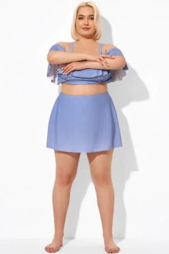Blue Swim Skirt With Built In Brief -Luna Marina Store b debt004001 6