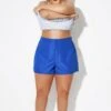 Blue Swim Shorts For Women With Pockets -Luna Marina Store b debt008001 1