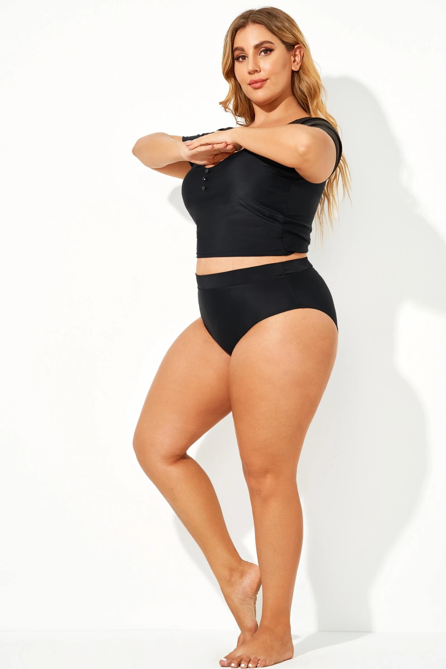 Black Elegant High Waist Women Brief 6 Black Elegant High Waist Women Brief - Image 4