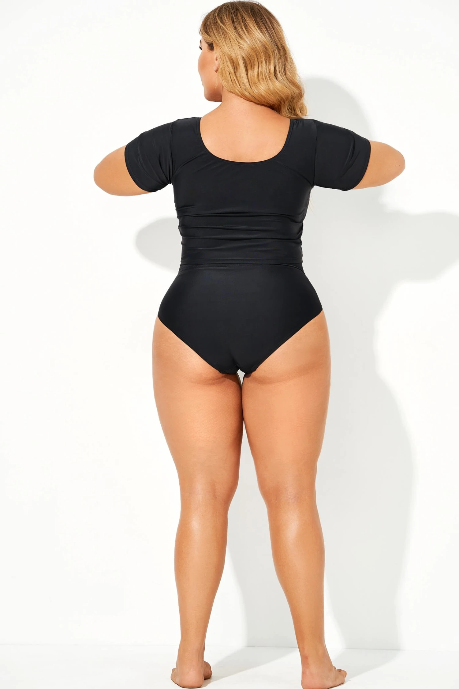 Black Elegant High Waist Women Brief 4 Black Elegant High Waist Women Brief - Image 2