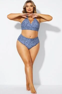 Animal Print High-cut Leg Brief For Lady -Luna Marina Store b debt022004 3