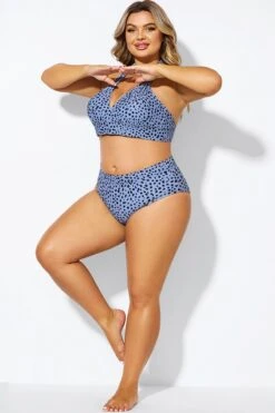 Animal Print High-cut Leg Brief For Lady -Luna Marina Store b debt022004 4