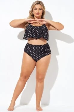 Star Pattern Swim Bikini Bottom -Luna Marina Store b debt040009 3