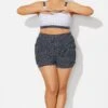 White Polka Dots Mid Waist Women Shorts 1 White Polka Dots Mid Waist Women Shorts -Luna Marina Store b debt065004 3