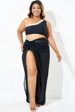 Full Length Mesh Tie Sarong Cover Up 10 Full Length Mesh Tie Sarong Cover Up -Luna Marina Store b decu027 3