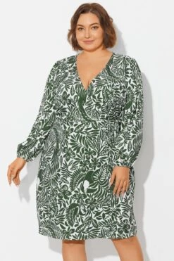 V-Neck Puff Sleeves Wrap Tie Side Cover Up 10 V-Neck Puff Sleeves Wrap Tie Side Cover Up -Luna Marina Store b decu041 3