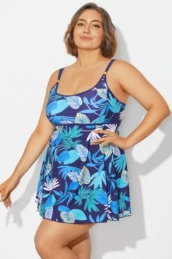 Multi Color Double Strap Lightweight Wrap Swimdress -Luna Marina Store b desd108002 4