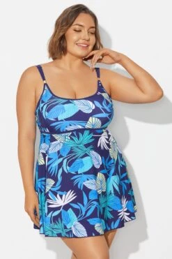 Multi Color Double Strap Lightweight Wrap Swimdress -Luna Marina Store b desd108002 6