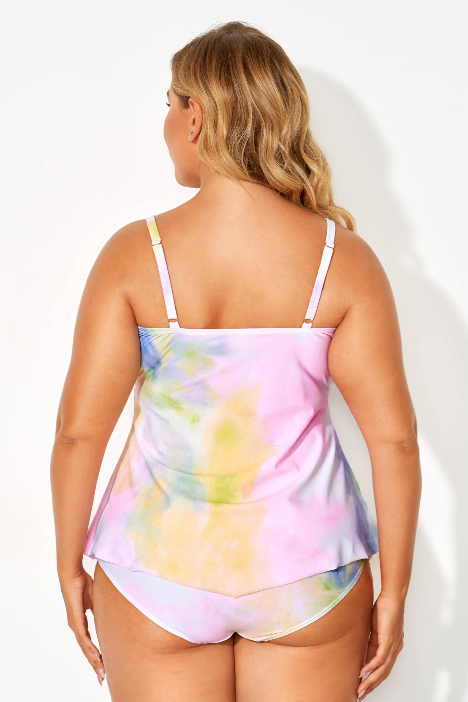 Rhythm Scarf Bandeau Tie Dye Tankini Top 5 Rhythm Scarf Bandeau Tie Dye Tankini Top - Image 3