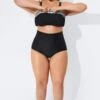 Black Elegant High Waist Brief For Lady 1 Black Elegant High Waist Brief For Lady -Luna Marina Store b sfbt1911002 1