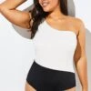 Modern One Shoulder One Piece Swimsuit For Lady -Luna Marina Store b sfop1911126 3
