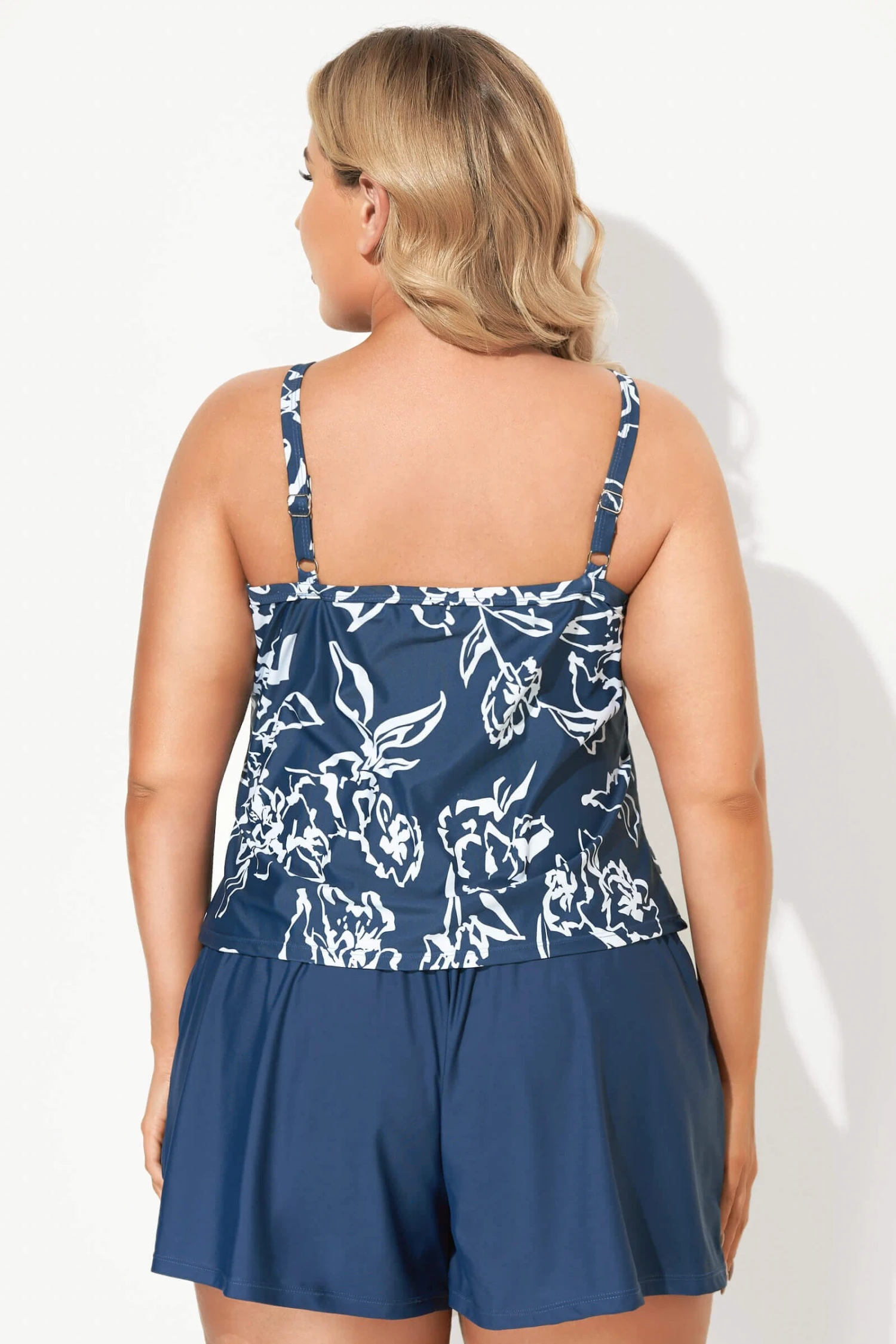 Flower Print Tummy Control One Piece Swimsuit 5 Flower Print Tummy Control One Piece Swimsuit - Image 3