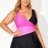 V-Neckline Criss-cross Style Women Swimdress 2 V-Neckline Criss-cross Style Women Swimdress -Luna Marina Store b sfsd2003099 3