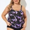 Adjustable Straps Blouson Lady Tankini Top -Luna Marina Store b sftan010007 1 1