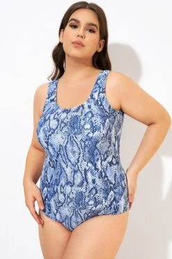 Leopard Printed Wide Straps One Piece Swimsuit 11 Leopard Printed Wide Straps One Piece Swimsuit -Luna Marina Store dsc00428